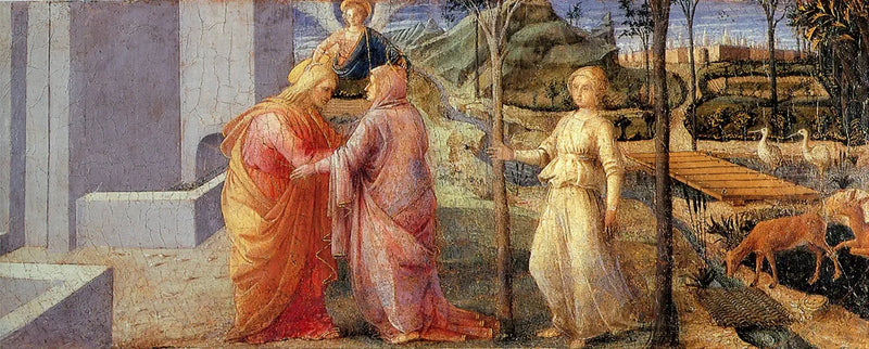 Anne ve Joachim'un Altın Kapı'da Buluşması - Fra Filippo Lippi