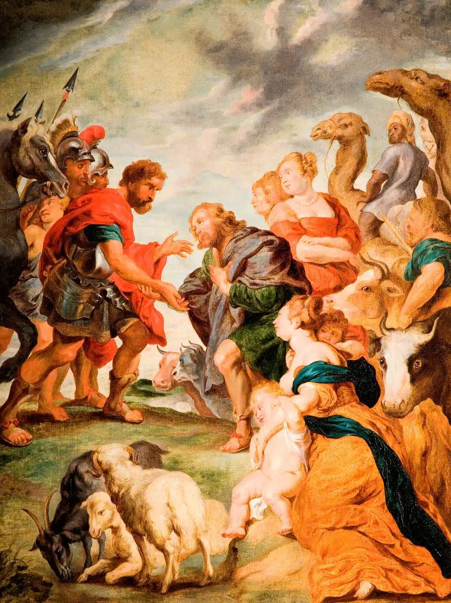 Esav ve Yakup'un Buluşması - Peter Paul Rubens