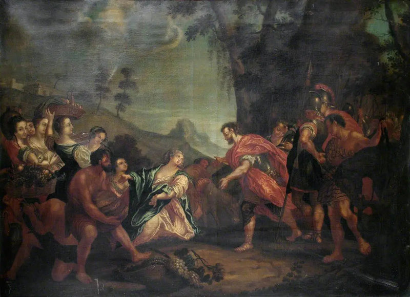David ve Abigail'in Buluşması - Antonio da Correggio