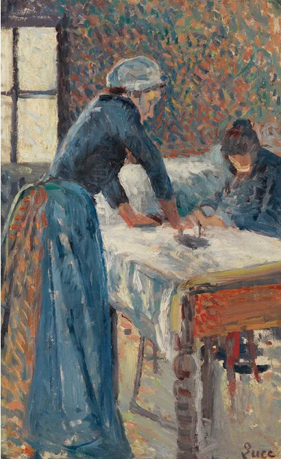 Ütüleme Makinesi - Maximilien Luce