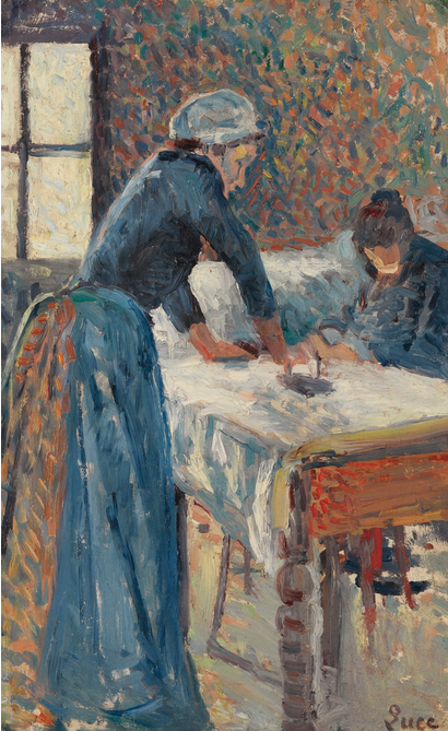 Ütüleme Makinesi - Maximilien Luce