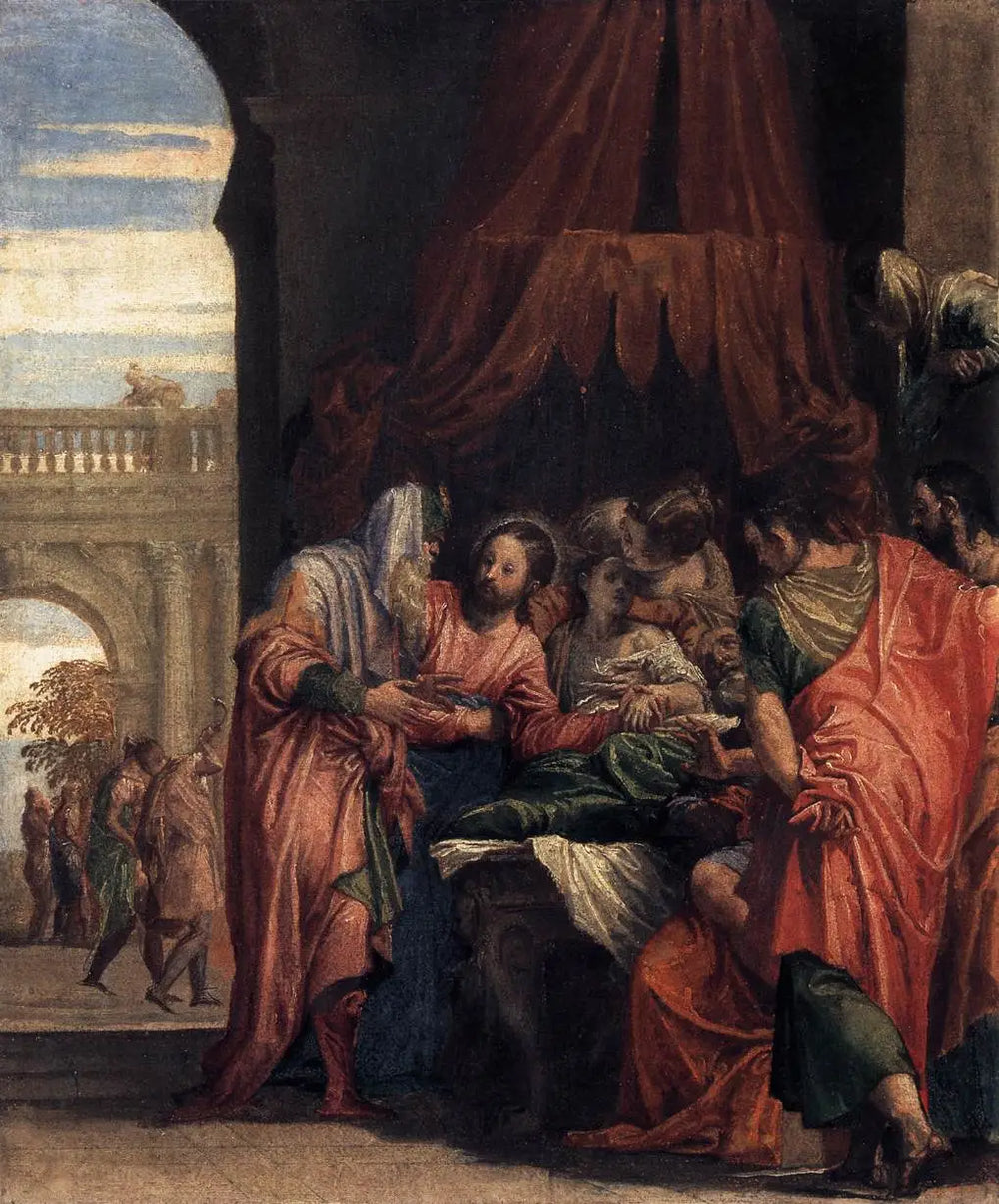 La Résurrection de la fille de Jaïre - Paul Véronèse - Alpha Reproduction
