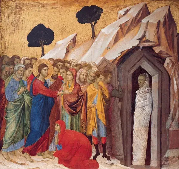 Lazare'nin Dirilişi - Duccio di Buoninsegna