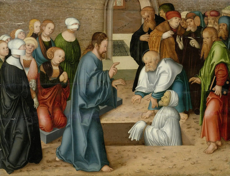 Lazare'nin Dirilişi - Lucas Cranach the Elder