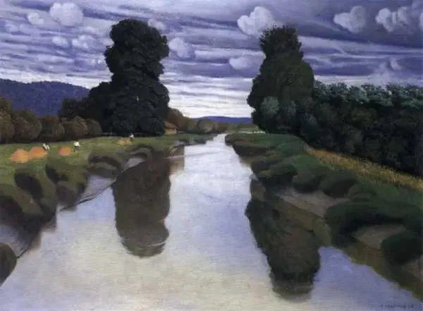Berville yakınlarındaki La Risle - Félix Vallotton