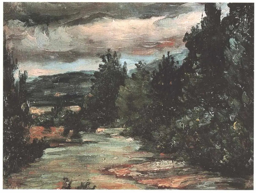 La Rivière dans la plaine - Paul Cézanne image 1 tableau peint à l’huile sur toile