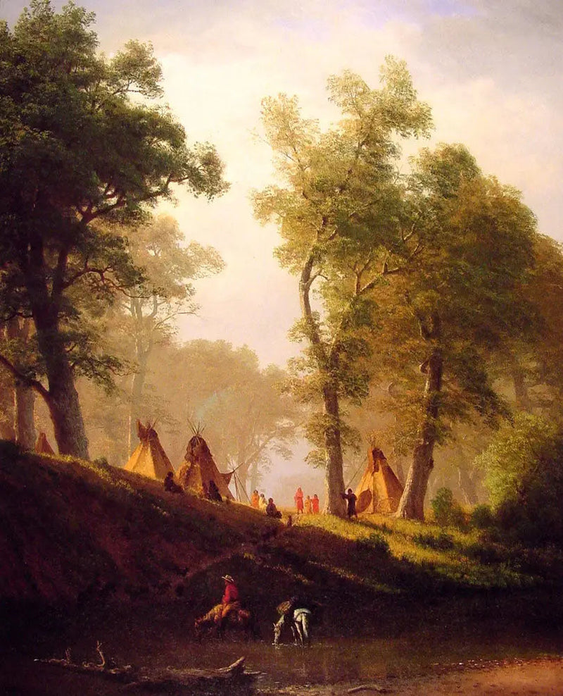 Loup Nehri - Albert Bierstadt