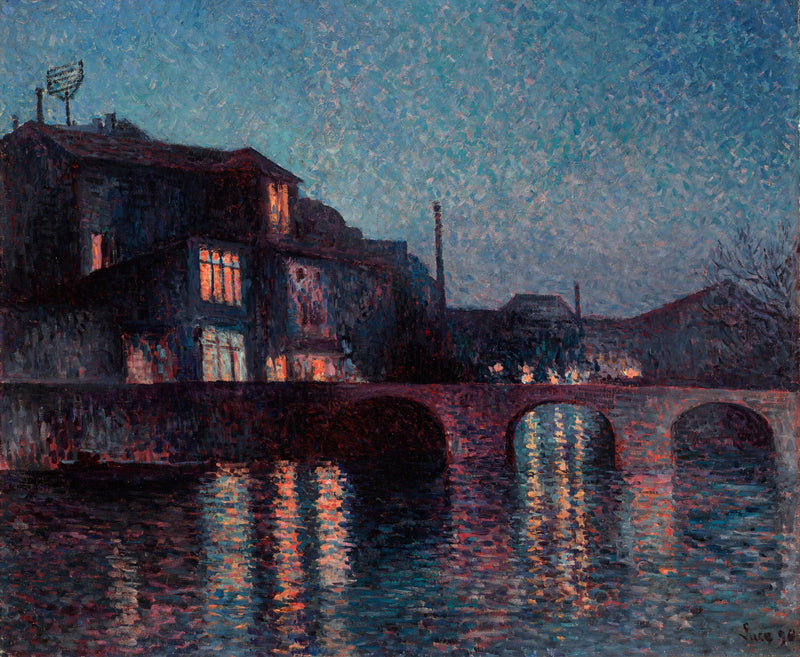 Charleroi'deki Sambre Nehri - Maximilien Luce