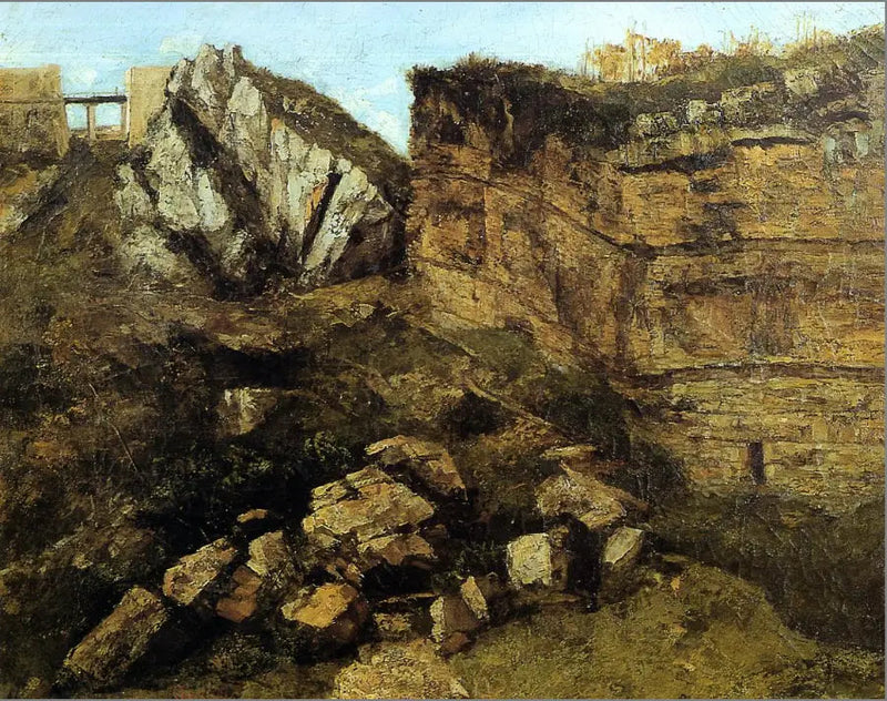 Çürük Kayalık - Gustave Courbet