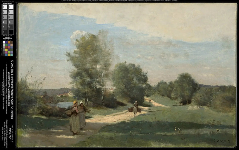 Su Kenarında Yol - Jean-Baptiste Camille Corot