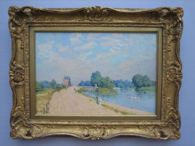 Hampton Court'tan Molesey'e Giden Yol - Alfred Sisley
