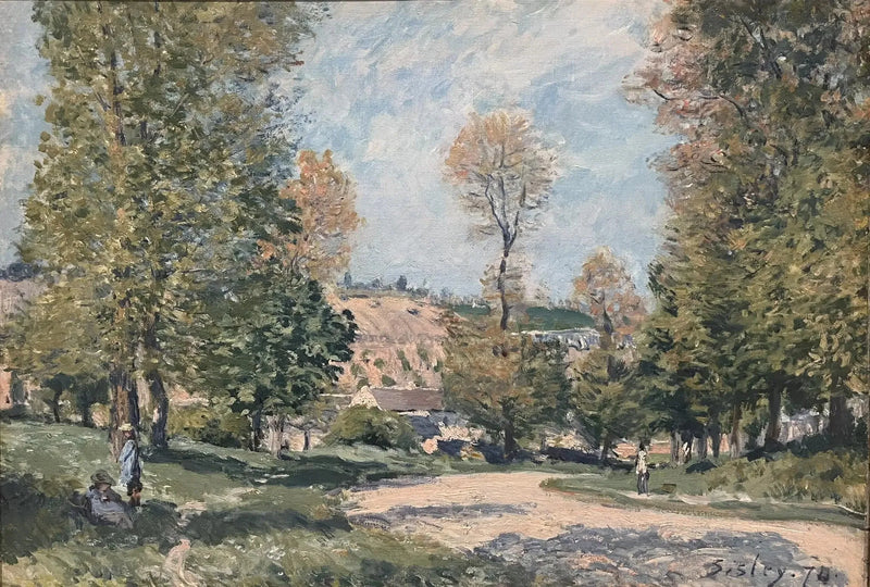 Louveciennes Yolu - Alfred Sisley
