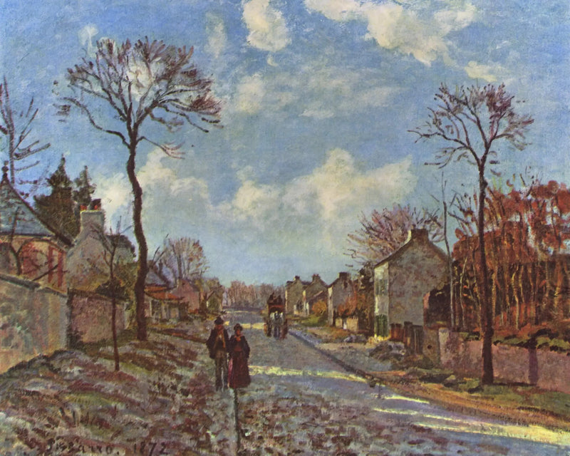 Louveciennes Yolu - Camille Pissarro