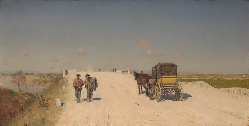 Napoli'den Brindisi'ye Yol - Giuseppe De Nittis