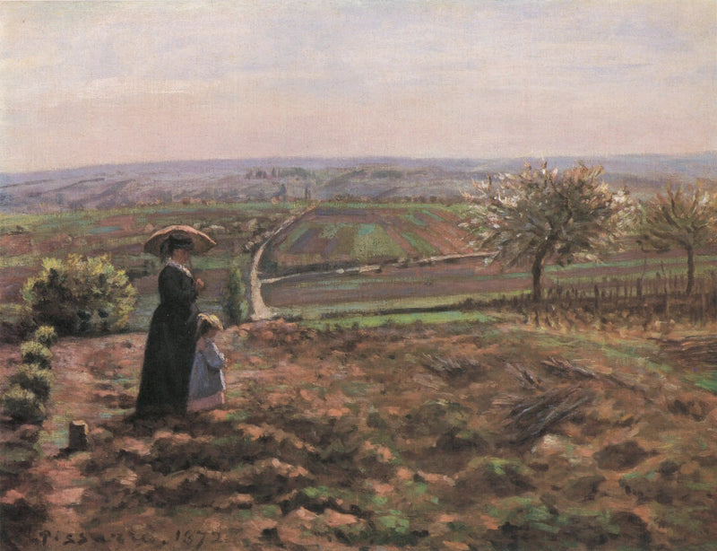 Rouen Yolu, Hautil Yüksekleri, Pontoise - Camille Pissarro