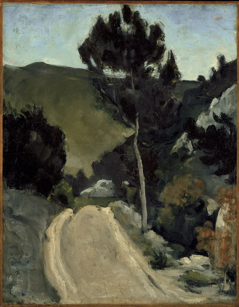 Provence'de Dönme Yolu - Paul Cézanne