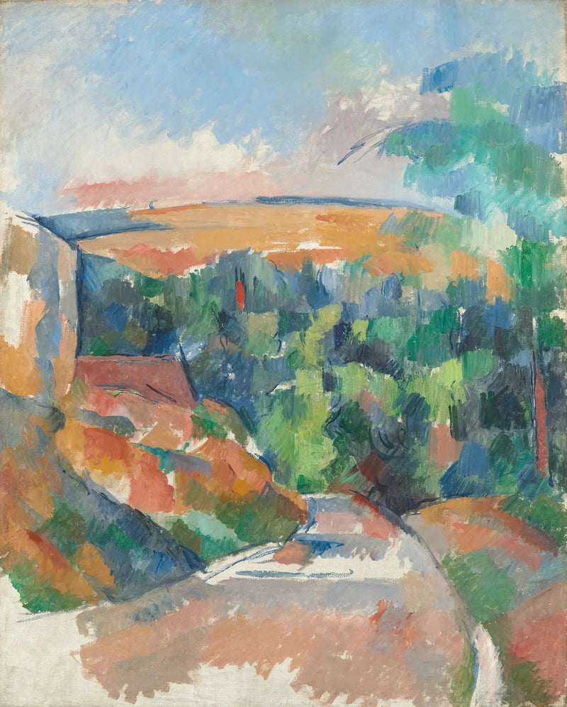 Dönme Yolu; Saint-Antonin'de Bahar Sabahı - Paul Cézanne