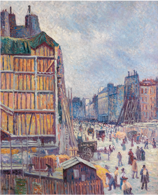 La rue Réaumur - Maximilien Luce
