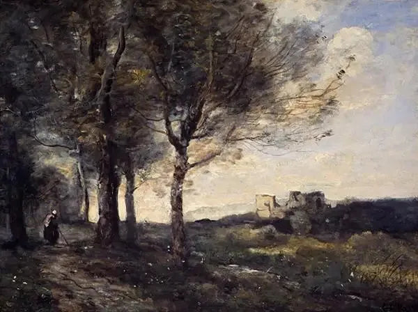 La Ruine - Jean-Baptiste Camille Corot
