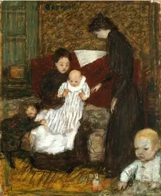 Sanatçının Kızı ve Çocukları - Pierre Bonnard