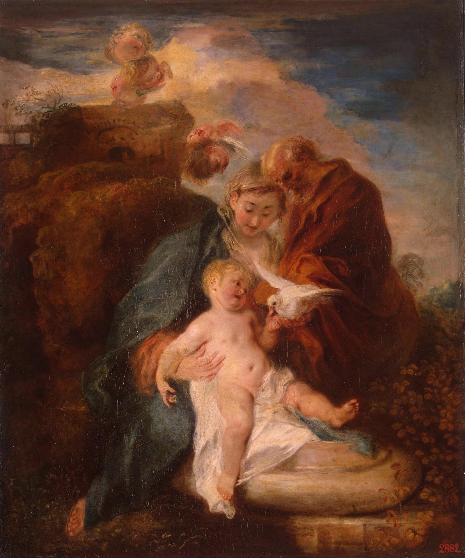 Kutsal Aile - Antoine Watteau