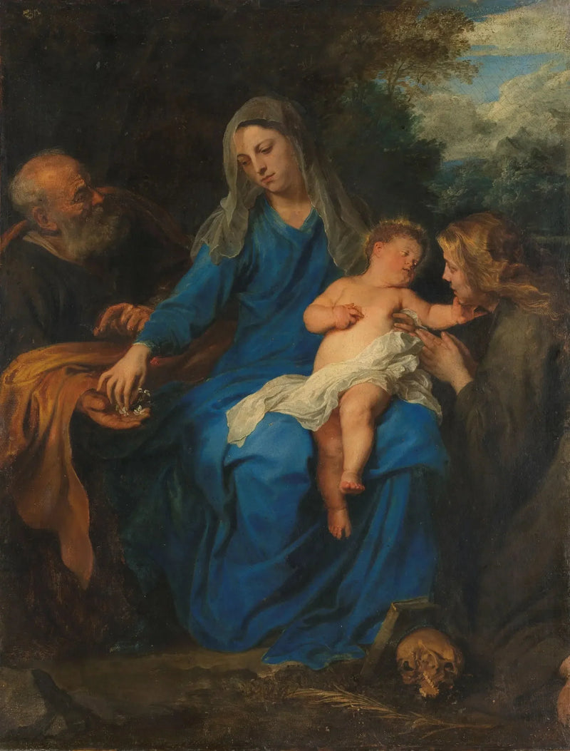 Aziz Aile ve Meryem-Magdalena - Antoine van Dyck