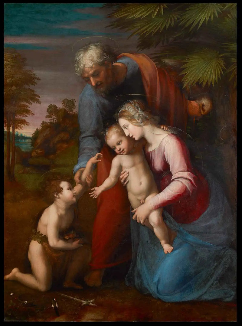 Kutsal Aile ve Aziz Yahya - Raphael Sanzio