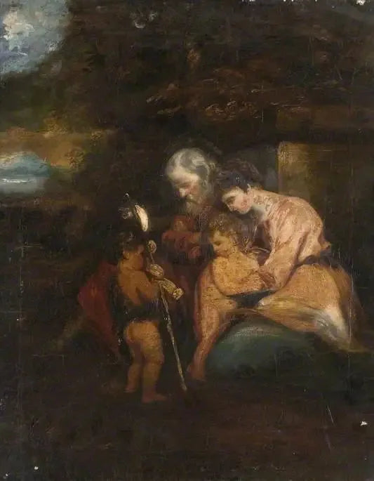 Aziz Aile ve Aziz Yuhanna - Joshua Reynolds