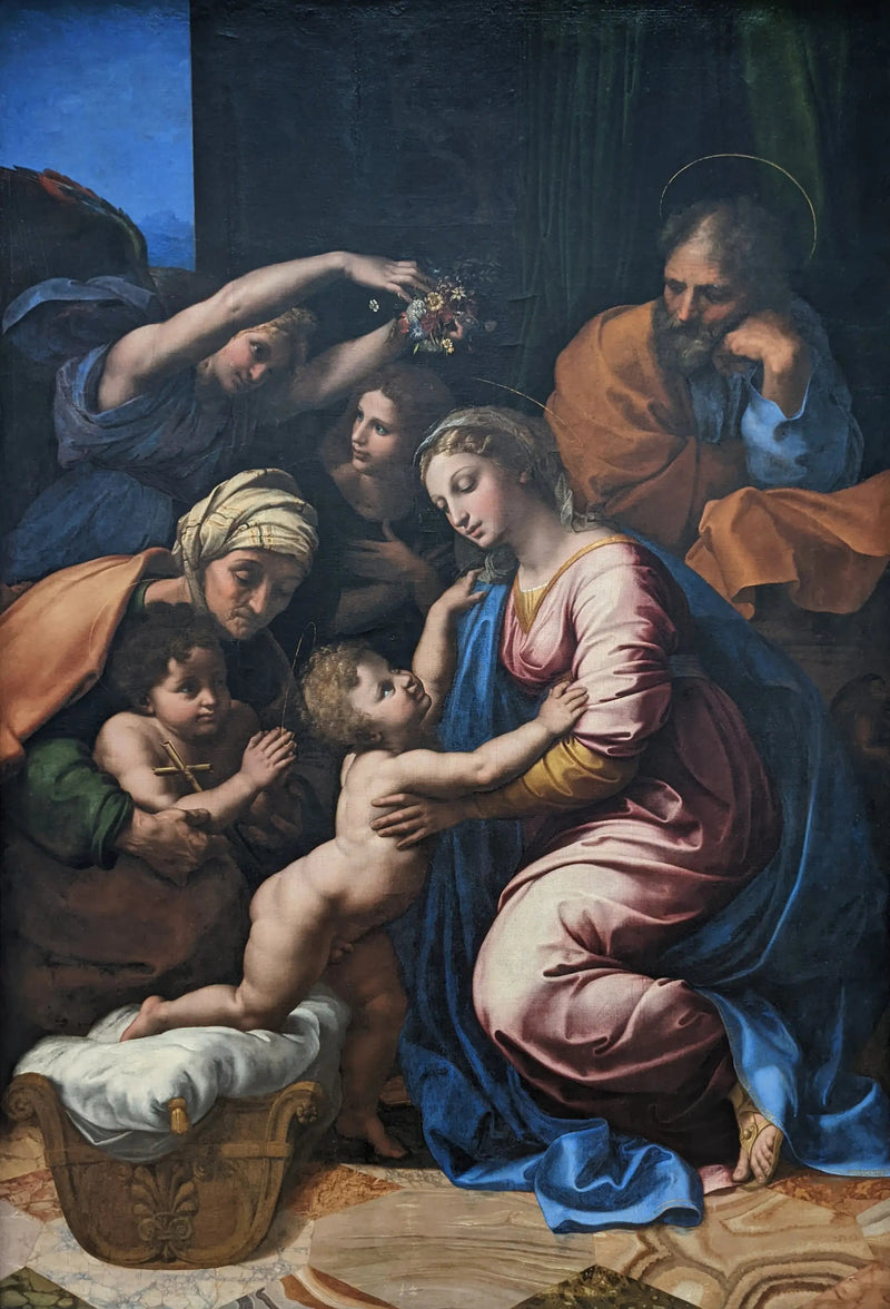 Kutsal Aile, François Ier'in Büyük Kutsal Ailesi olarak bilinir - Raphael Sanzio