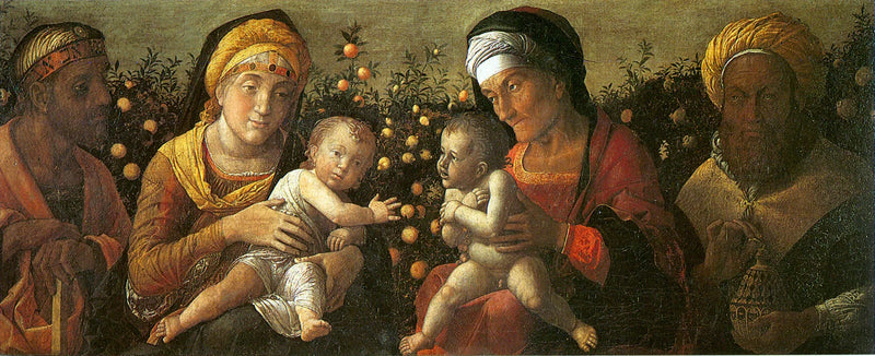 Aziz Aile ve Aziz Jean-Baptiste Ailesi - Andrea Mantegna
