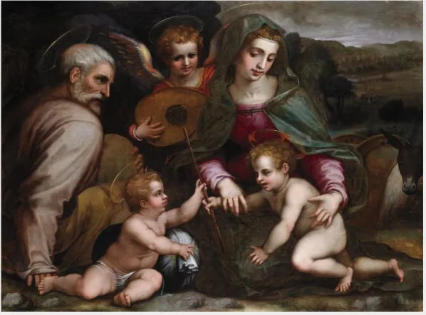 Kutsal Aile - Francesco Salviati