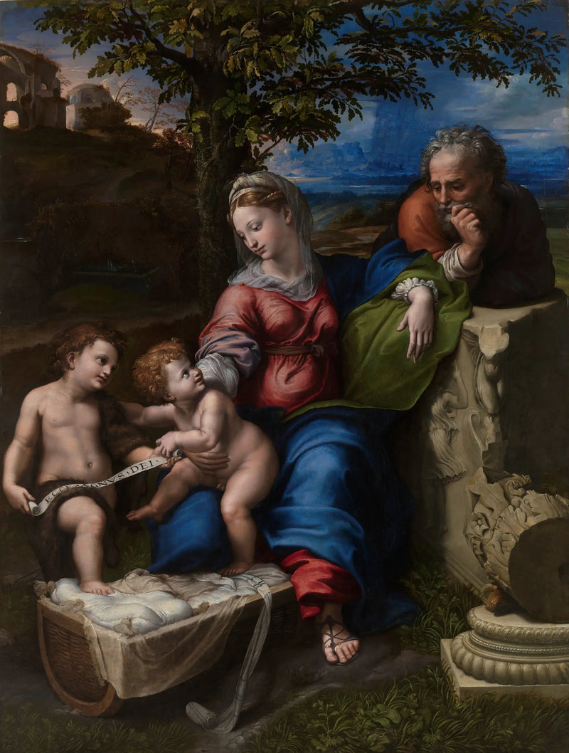 Meşe Altında Kutsal Aile - Raphael Sanzio