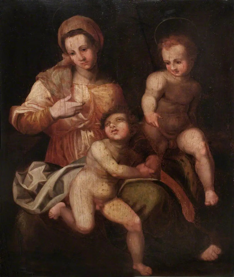 Bakire Meryem ve Çocuk İsa ile Vaftizci Yahya - Andrea del Sarto