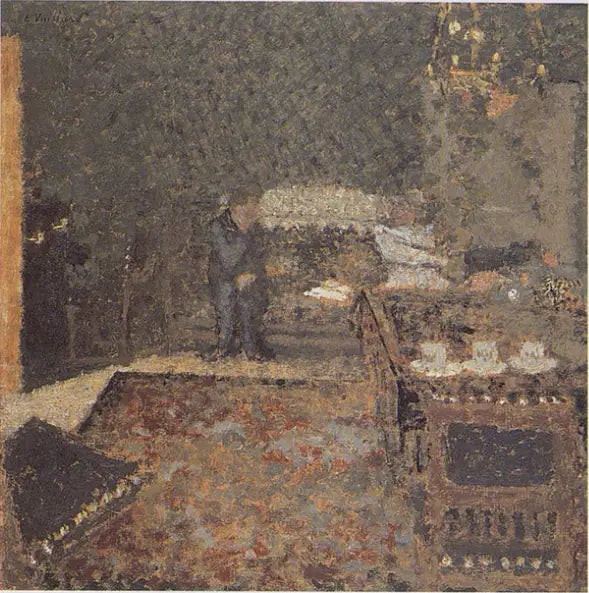 Félix Vallotton'un La Naz'daki yemek odası - Édouard Vuillard