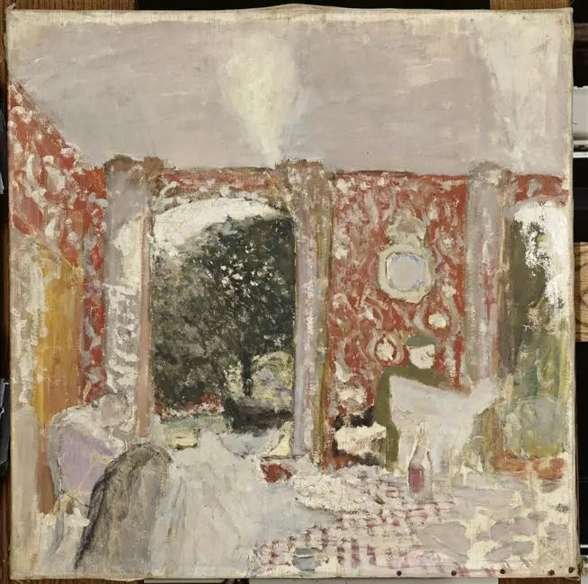 Kırmızı Yemek Odası - Édouard Vuillard