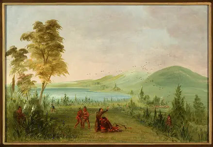 Duhaut tarafından öldürülen La Salle. 19 Mayıs 1686 - George Catlin