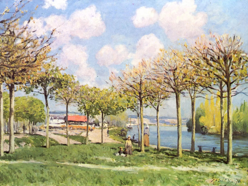 Bougival'de Seine - Alfred Sisley