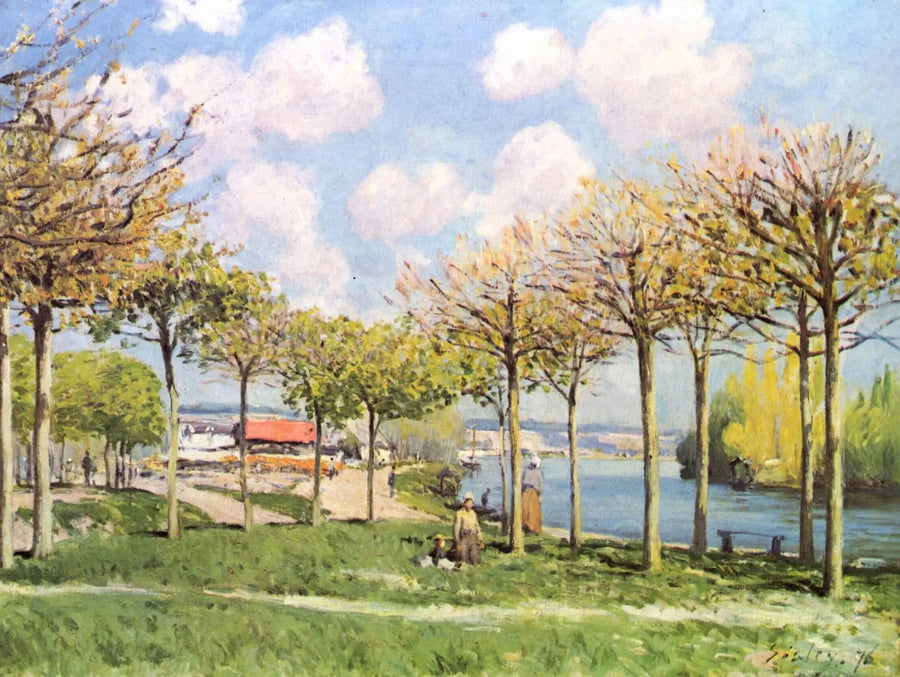 Bougival'de Seine - Alfred Sisley