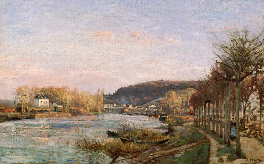 Bougival'de Seine - Camille Pissarro