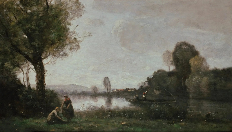 Chatou'da Seine - Jean-Baptiste Camille Corot