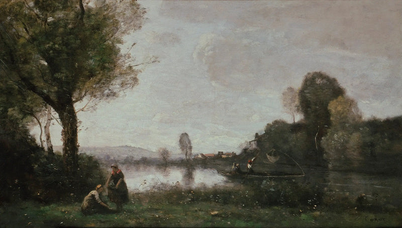 Chatou'da Seine - Jean-Baptiste Camille Corot