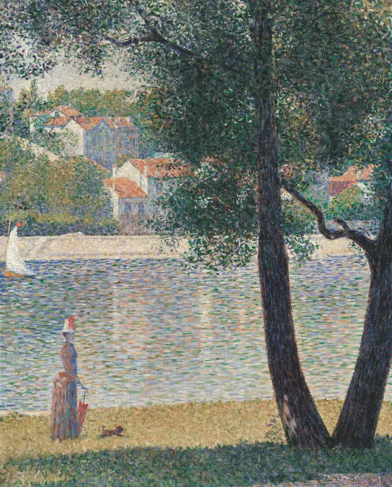 Courbevoie'de Seine - Georges Seurat