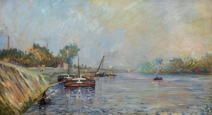 Courbevoie'de Seine - Paul Signac