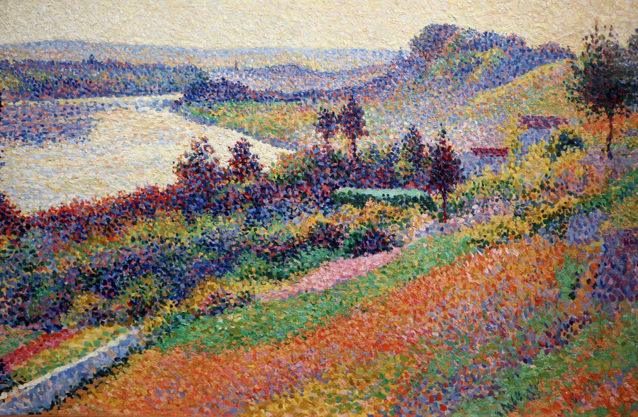 Herblay'da Seine Nehri - Maximilien Luce