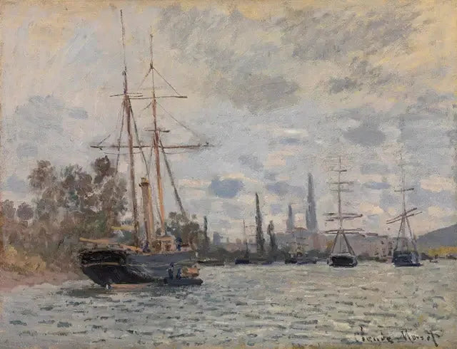 Rouen'da Seine - Claude Monet