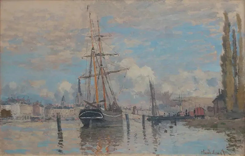 La Seine à Rouen - Claude Monet image 1 tableau peint à l’huile sur toile