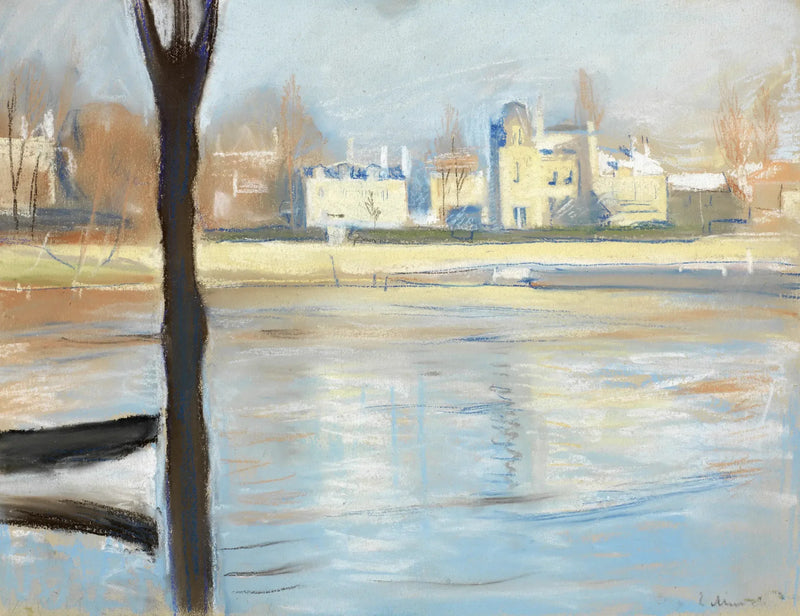 Saint-Cloud'da Seine - Edvard Munch