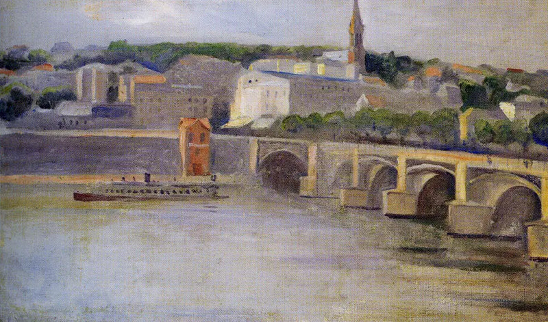 Saint-Cloud'da Seine - Edvard Munch