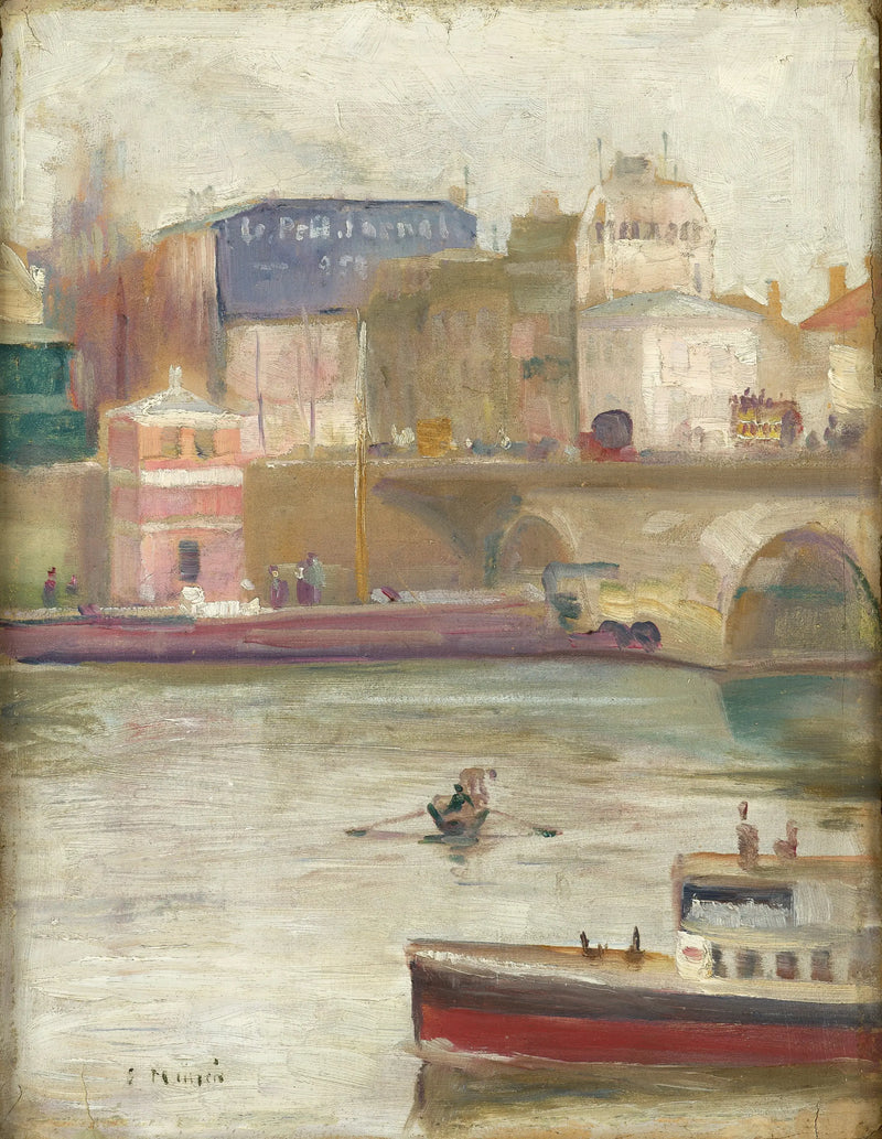 Saint-Cloud'da Seine - Edvard Munch