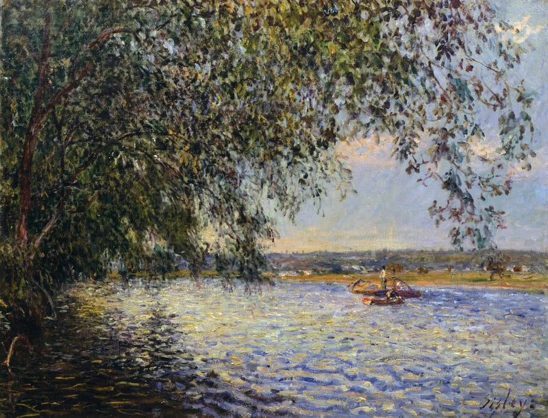 Saint Mammès'te Seine - Alfred Sisley